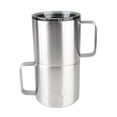 thumbnail image 5 of Ozark Trail 15oz Stackable Stainless Steel Coffee Mug, Silver, 5 of 9