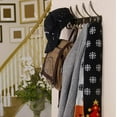 thumbnail image 2 of Dseap Coat Rack Wall Mounted-5 Tri Hooks,Stainless Steel Heavy Duty Metal Coat Hook Rail for Hats Clothing Entryway,Bronze 2 Pack, 2 of 5