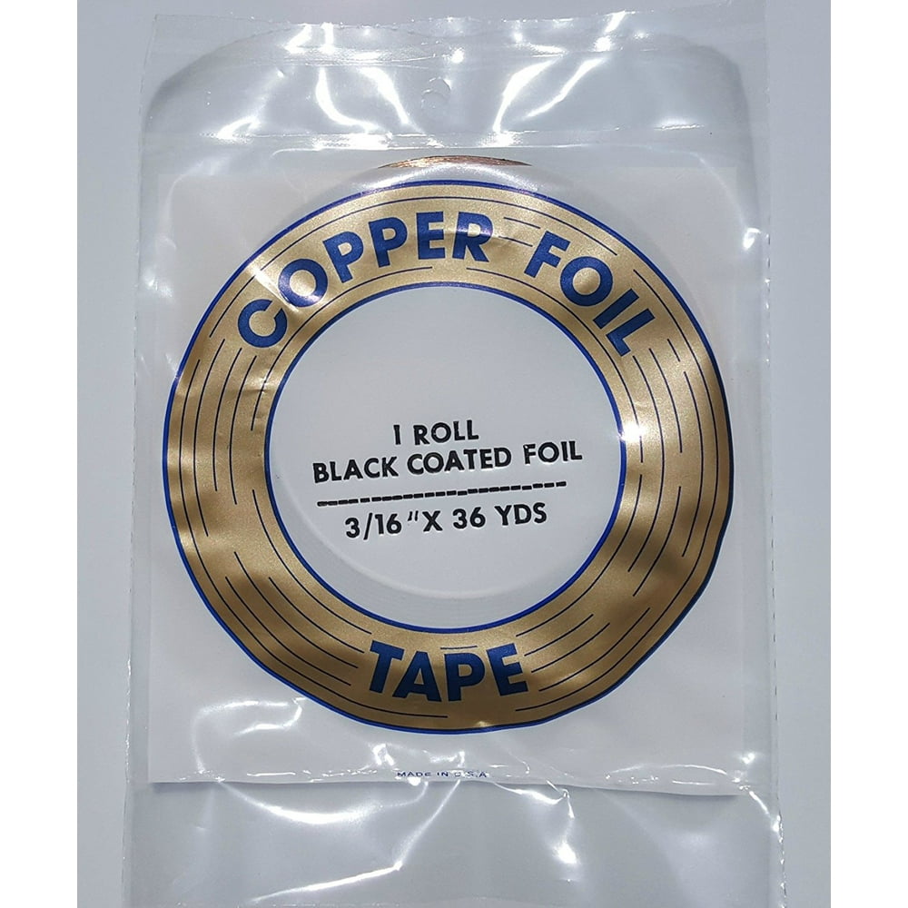 3/16 Inch Silver Back Copper Foil 36 Yards, silver back copper foil By