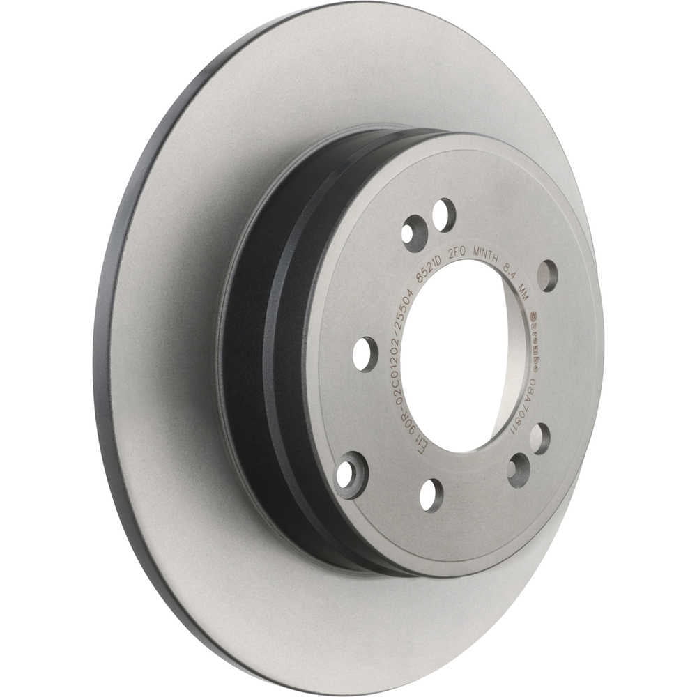 Brembo KT00515 ceramic brake pad and UV coated solid brake disc kit