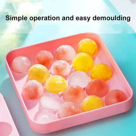 

GROFRY Ice Ball Mold Food Grade Heat Resistant Silicone Elastic Ice Cube Tray Cake Chocolate Mold for Home