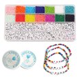 thumbnail image 3 of * Cuenta de de Spacer Beads Charms Beading Jewelry Halzgos SM SunniMix Pequeñas cuentas de semillas, 3 of 8