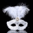 thumbnail image 2 of Juego de 3 máscaras de mascarada venecianas para fiesta, máscara de plástico para disfraz de Halloween, máscara de Mardi Gras para mujer, 2 of 5