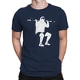 thumbnail image 2 of Sloth Powerlifting Squad Goals Men's T-shirt Navy, 2 of 3