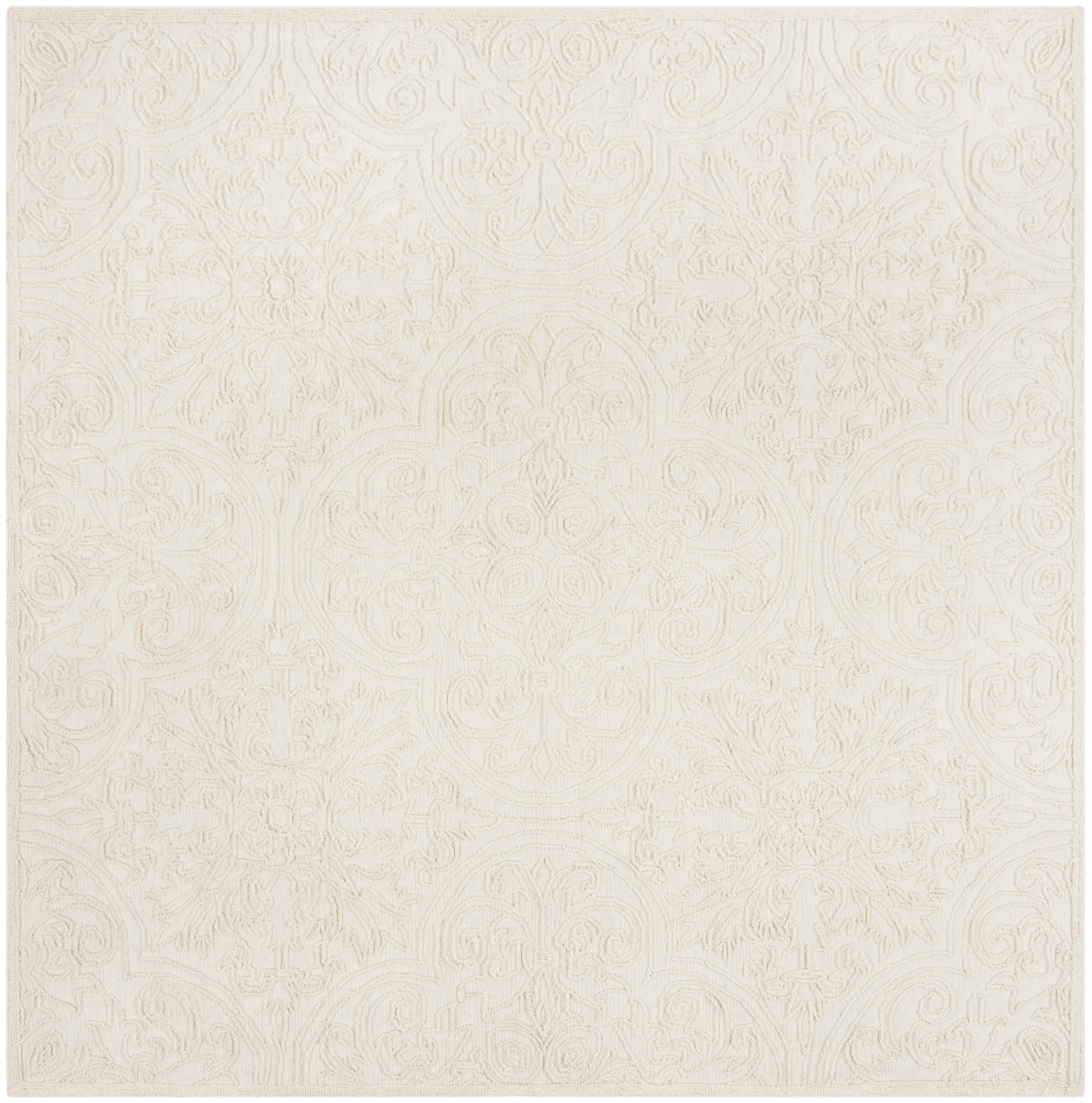 Safavieh Trace Burton Geometric Area Rug, Ivory, 10' x 10' Square