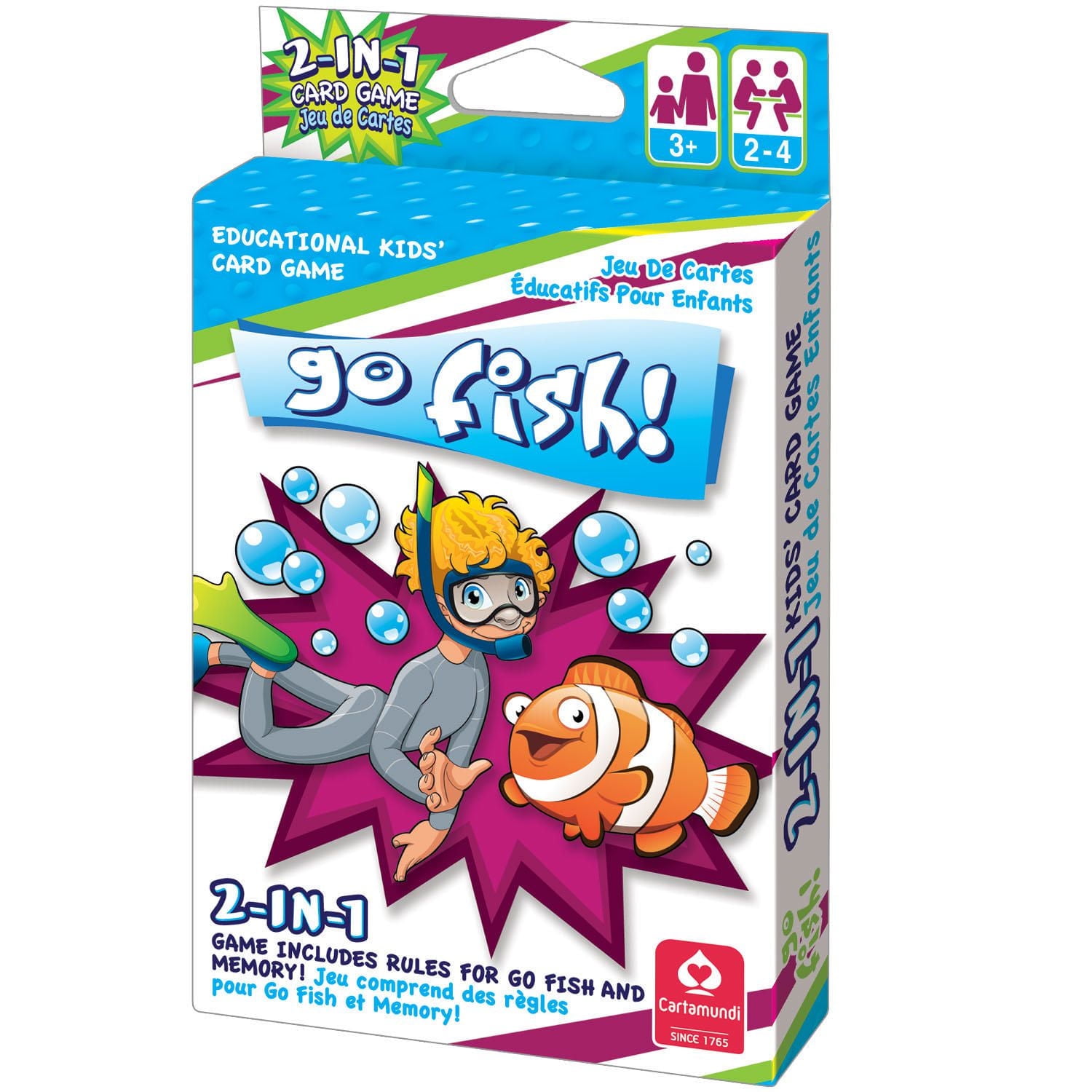 Cartamundi Go Fish! 2-in-1 Card Game