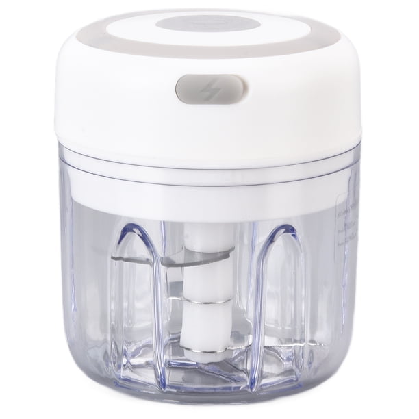 Mini picador de alimentos 250 ml mini picador de alimentos inalámbrico portátil cortador de jengibre eléctrico 3 cuchillas carga USB triturador de ajo inalámbrico para ANGGREK Otros