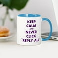 thumbnail image 3 of CafePress - Never Reply All Mug - 11 oz Ceramic Mug - Novelty Coffee Tea Cup, 3 of 4