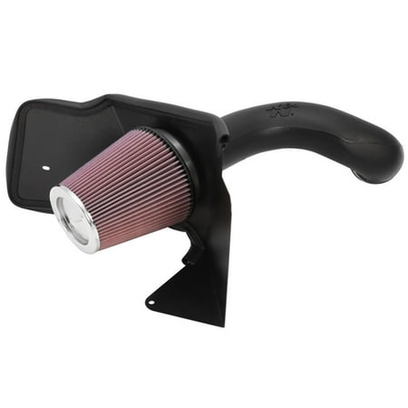 K&N Performance Cold Air Intake Kit 57-3021-1 with Lifetime Filter for 1999-2004 Chevrolet Silverado, GMC Sierra 4.8L/6.4L