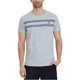 thumbnail image 1 of Nautica - Camiseta básica con logo de rayas para hombre, gris, pequeña Nautica Camiseta básica, 1 of 2