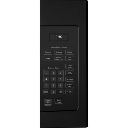 GE - 1.6 Cu. Ft. Over-the-Range Microwave - Black