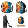 thumbnail image 4 of ZUXONGSY Basketball Fire Water Stamp Print 3 Pcs Backpack Set Travel Bag Portable Bookbag Knapsack Daypack Large Capacity Sports Backpacks Schoolbag with Lunch Box Pencil Case for Boys Girls, 4 of 6