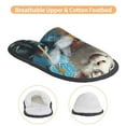 thumbnail image 3 of Fotbe Whimsical Goat Artist Pantuflas Peludas para Mujer con Estampado, Zapatillas de Peluche, Zapatos de Invierno para Casa, Uso Interior y Exterior-Large, 3 of 8
