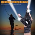 thumbnail image 3 of Guantes de pesca LED de medio dedo Iluminación deportiva Guantes de senderismo para acampar al aire libre Tmvgtek pescar, 3 of 7