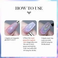thumbnail image 3 of New Three-color Aurora Rainbow Cat Eye Gel Polish Phototherapy Plastic, 3 of 5
