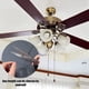 thumbnail image 5 of 24x Extensor de Cadena de Tracción de Ventilador de Techo Extensión de Cadena de Ventilador de Bronce 12/24/36 Pulgadas, 5 of 5
