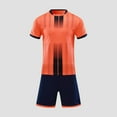 thumbnail image 2 of Kids Football Jersey Set for Boy Girl, Custom Soccer T-Shirt for Child Youth School Team Sports Uniform, 2 of 4