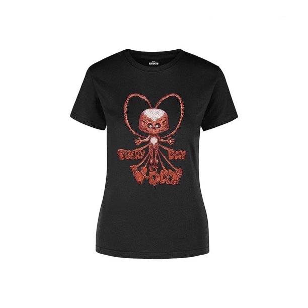 Playera Fan Army Stranger Things Talla CH Vecna Negro