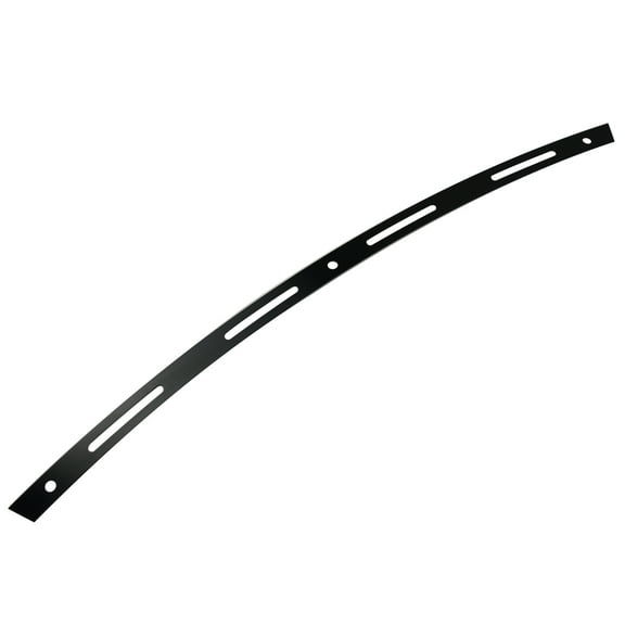 Black 4 Sloted Windshield Trim Fit For Harley Electra Street Glide Trike 1996-13
