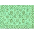 thumbnail image 1 of Ahgly Company Machine Washable Indoor Rectangle Abstract Turquoise Blue Modern Area Rugs, 3' x 5', 1 of 4
