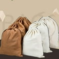 thumbnail image 3 of Bolsa de almacenamiento con cordón transpirable y a prueba de polvo para zapatos y calzado, espacio Beige 32x40cm, 3 of 7