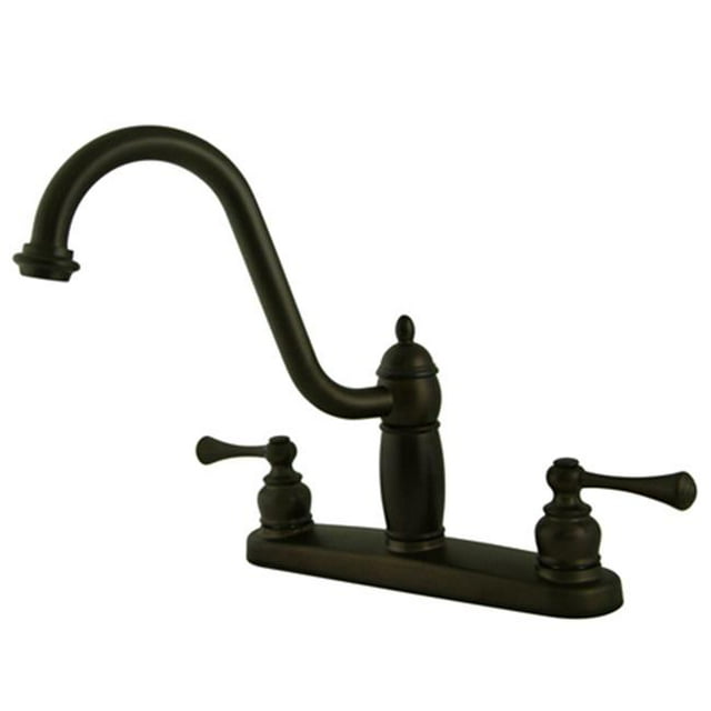 Kingston Brass KB1115BLLS 8 Inch Center Kitchen Faucet - Oil Rubbed Bronze
