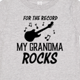 thumbnail image 4 of Inktastic For the Record My Grandma Rocks Boys or Girls Baby T-Shirt, 4 of 5