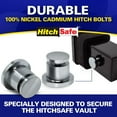 thumbnail image 2 of HitchSafe HS7020 Nickel Cadmium Hitch Bolt - Pair, 2 of 4