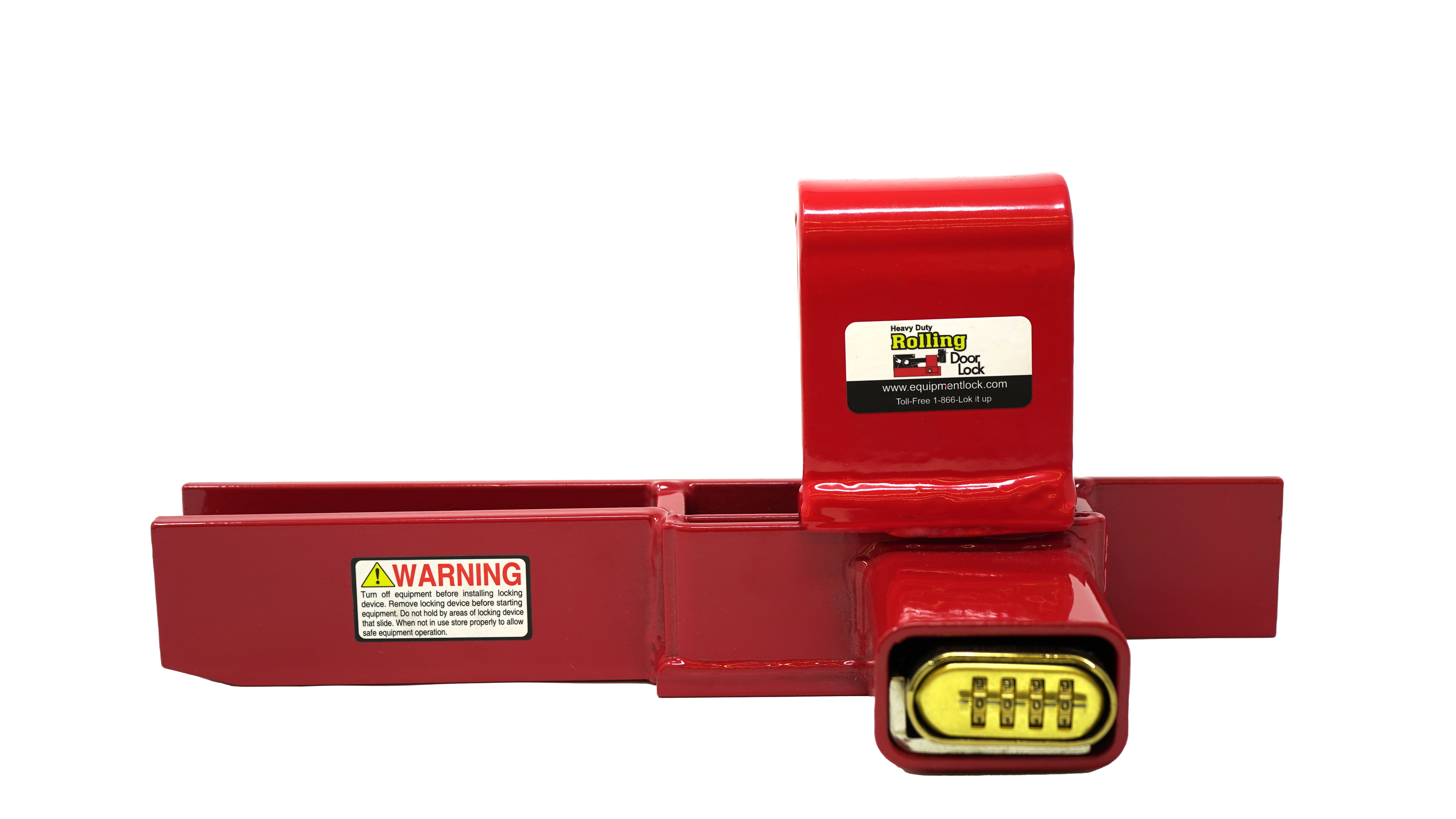 Equipment Lock Co Heavy Duty Rolling Door Lock Combo Storage Container Lock; Box Truck Lock