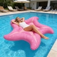 thumbnail image 5 of 4.6FT Inflatable Water Float Bed for Pools â Outdoor Lounger with Raised Edges, Quick Inflation, Comfortable Floating Mattress for Pool Parties & Water Parks, 5 of 9