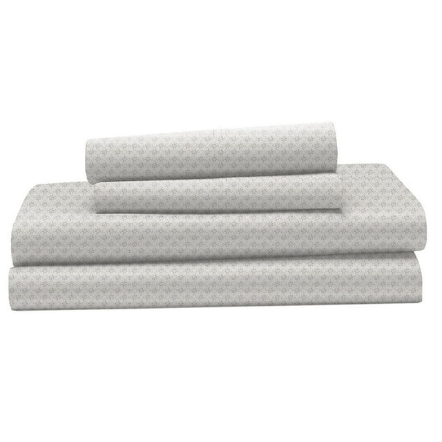 Ensemble de draps 100 % coton à contexture de 400 fils Hometrends, satin de coton