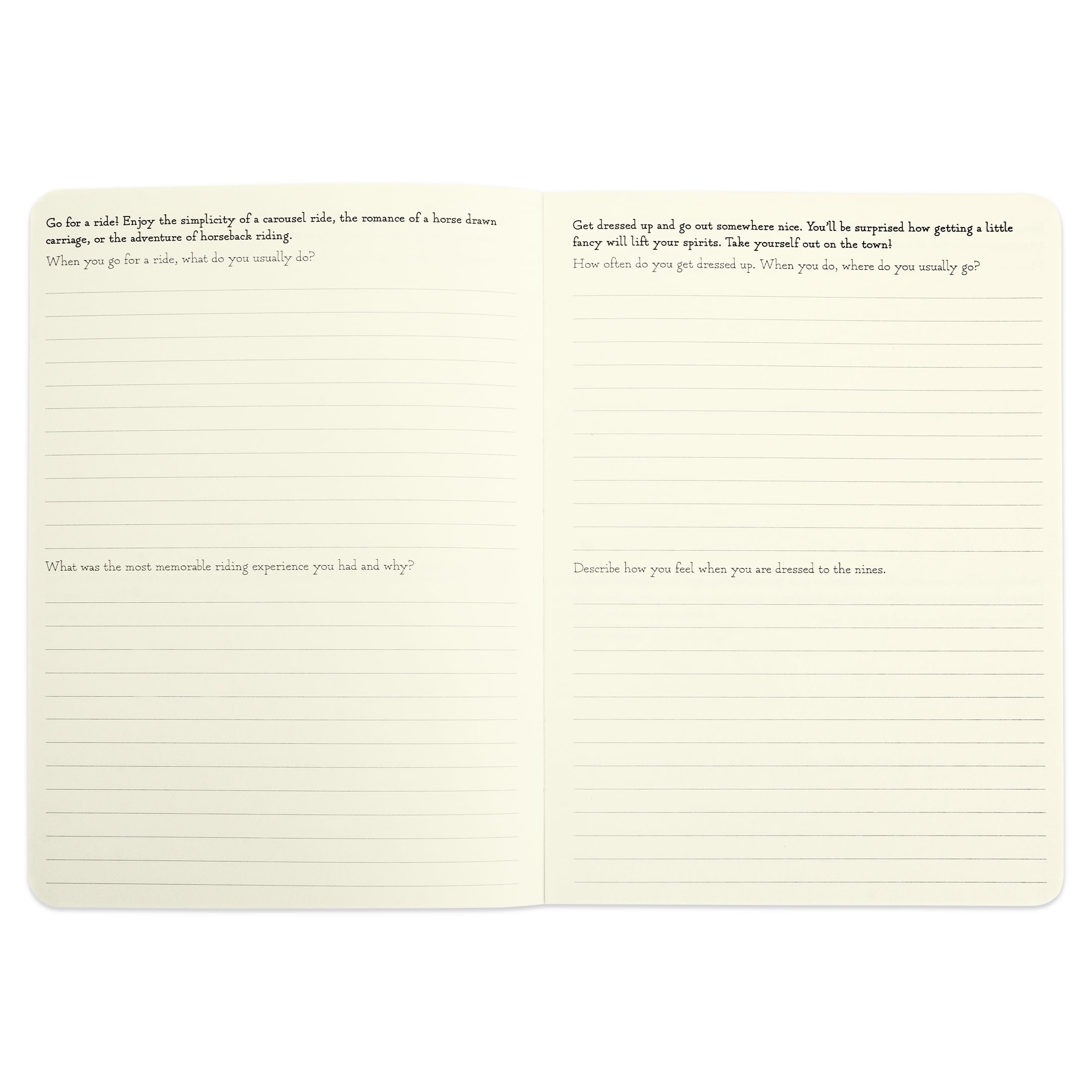 Piccadilly Guided Happiness Journal for Adults, 6 x 8.5", 200 Pages, Flexi Cardstock Cover