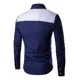 thumbnail image 2 of Camisas De Poliéster Hombre Larga Slim Casual Formal Moda, 2 of 8