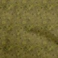 thumbnail image 1 of oneOone Tissu Jersey Viscose Vert Olive Foncé Abstrait Floral Matériel de Robe Tissu Imprimé au Mètre 60 Pouces de Large, 1 of 5