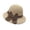 Beige, variant on Sun Hat VLOOCKLW A Wide Brim Hat Makes Your Face Appear Smaller, Brogan Bow Sun Hat Suitable for Beach Vacation Wear, Outdoor Portable Foldable UPF 50+Khaki