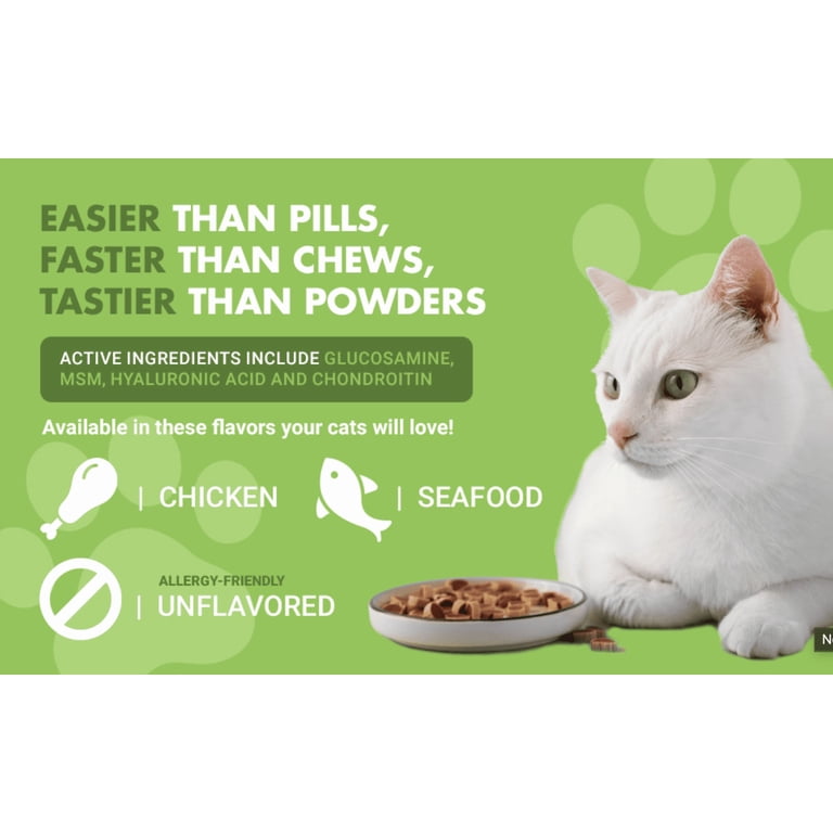 Delectables Senior Cat HOLISTIC VET BLEND Feline Mobility Plus Powder ...