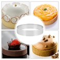 thumbnail image 4 of 4 Pcs Circular Porous Tart Ring Bottom Tower Pie Cake Mould Baking Tools Heat-Resistant Perforated C, 4 of 5