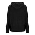 thumbnail image 6 of Sweaters for Women Long Sleeve Zip up Hoodies Ribbed Hooded Sweatshirts Loose Casual Cardigan Jackets with Pocket, 6 of 6
