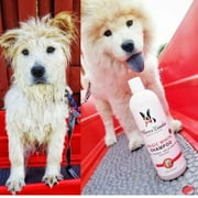 Magic White Brightening Dog Shampoo for White Dogs | Cherry Scented White Coat Pet Shampoo for White Hair & Smelly Dogs | Made In USA