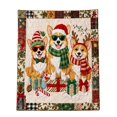 thumbnail image 2 of Halloween Flannel Throw Blanket, Cozy Quilted Sofa Blanket, Soft Warm Decorative Winter Throw, 2 of 7