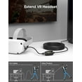 thumbnail image 2 of Active USB 3.0 Extension Cable, 5 m USB Male to Female Cable with Signal Amplification Compatible with Oculus Rift/Quest/Quest 2 VR/Link, Valve Index VR, Xbox One, Printers etc. Black, 2 of 6