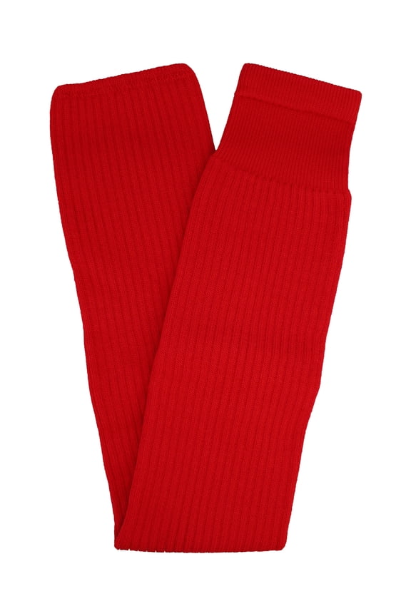 Solid Color Hockey Socks (Scarlet, Intermediate 24"-26")
