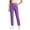 0##Purple762, variant on Tiijoy Girl School Uniform Pants Pull On Straight Fit Flat Front Pants, Beige, Size 5-14