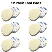 12-Pack Metatarsal Foot Pads Foot Cushions for Pain Relief - 1/4” Thick, Ball of Foot 12 Pack Foot Cushions for Women and Men, Forefoot and Sole Support, Metatarsalgia Mortons Neuroma