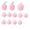 Pink, variant on HaiSphere Pumpkin Decorations Artificial Pumpkin Set - Halloween Party Decorations for Tabletop Shelf Fall Centerpiece,Blue