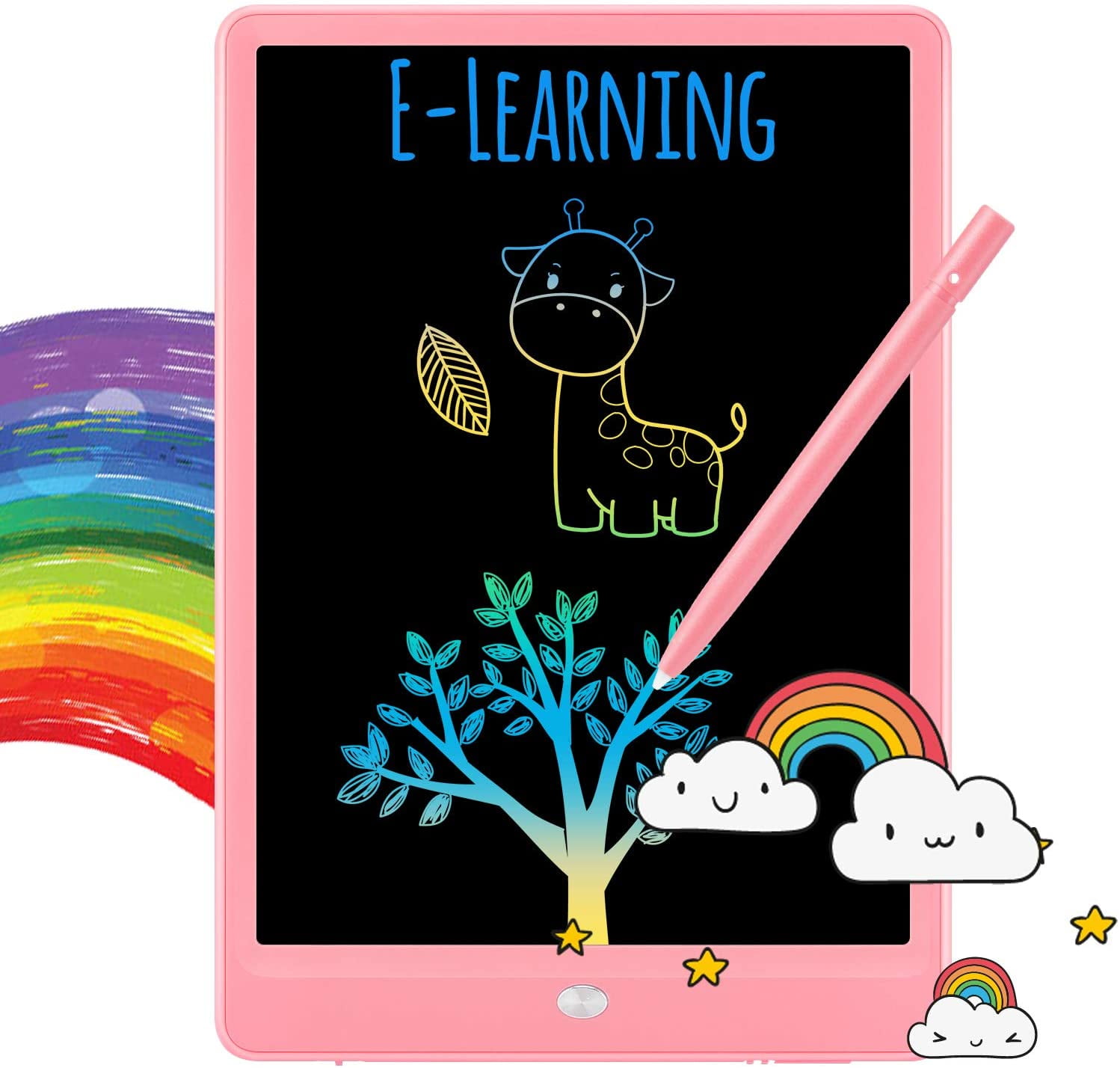 LCD Writing Tablet for Kids 10 Inch Drawing Tablet Doodle Board Educational and Learning Boys Girls Toys for for 3 4 5 6 7 8 9 10 Years Old Kids Blue Toddlers Colorful Electronic Drawing Pads 