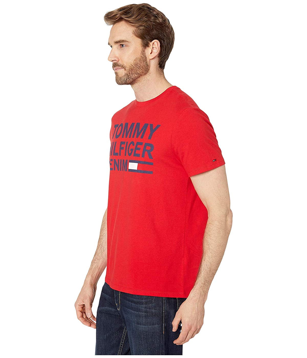 tommy hilfiger red t shirt