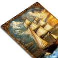 thumbnail image 7 of A maritime retro sailing metal tin brand, 8x12 inch iron wall art, marine theme bar cafe garage decoration, home restaurant indoor and outdoor retro tin painting., 7 of 7