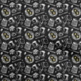thumbnail image 1 of oneOone Rayon Black Fabric English Breakfast Sewing Fabric By The Yard Printed Diy Clothing Sewing Supplies 56 Inch Wide, 1 of 8