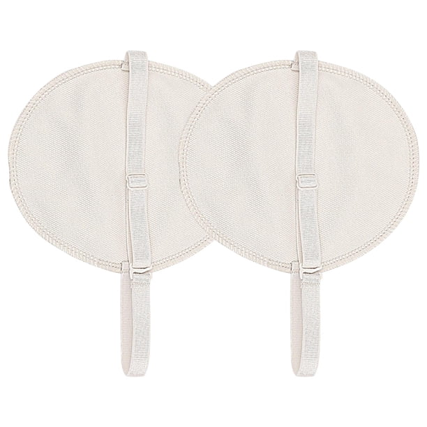 2 protectores para axilas, lavables, invisibles, reutilizables, transpirables y absorbentes del sudor para hombres y mujeres. Piel
